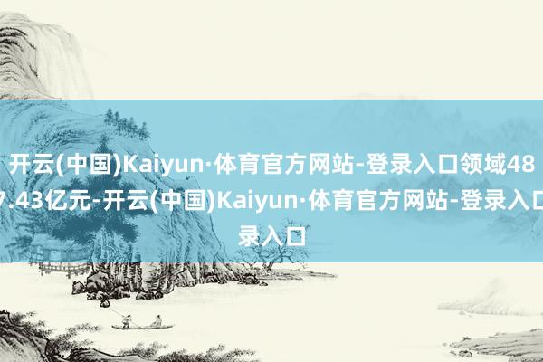 开云(中国)Kaiyun·体育官方网站-登录入口领域487.43亿元-开云(中国)Kaiyun·体育官方网站-登录入口