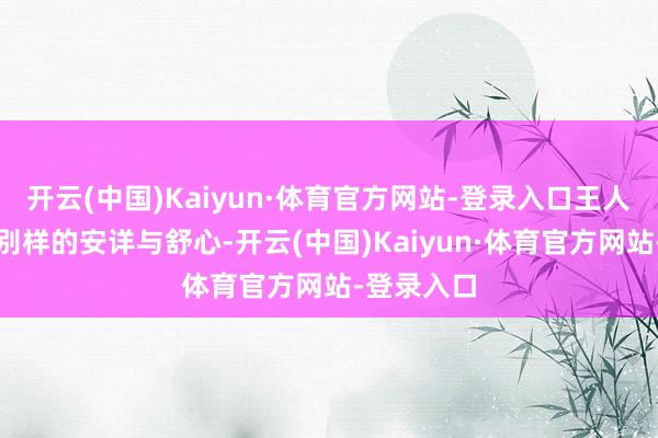 开云(中国)Kaiyun·体育官方网站-登录入口王人能感受到别样的安详与舒心-开云(中国)Kaiyun·体育官方网站-登录入口