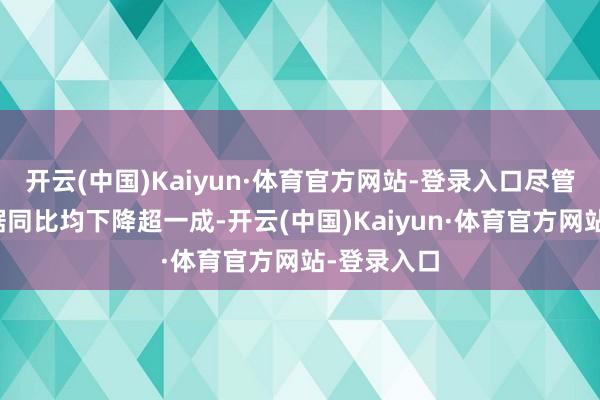 开云(中国)Kaiyun·体育官方网站-登录入口尽管这两个数据同比均下降超一成-开云(中国)Kaiyun·体育官方网站-登录入口