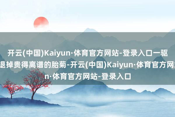 开云(中国)Kaiyun·体育官方网站-登录入口一驱动我只想着退掉贵得离谱的胎菊-开云(中国)Kaiyun·体育官方网站-登录入口